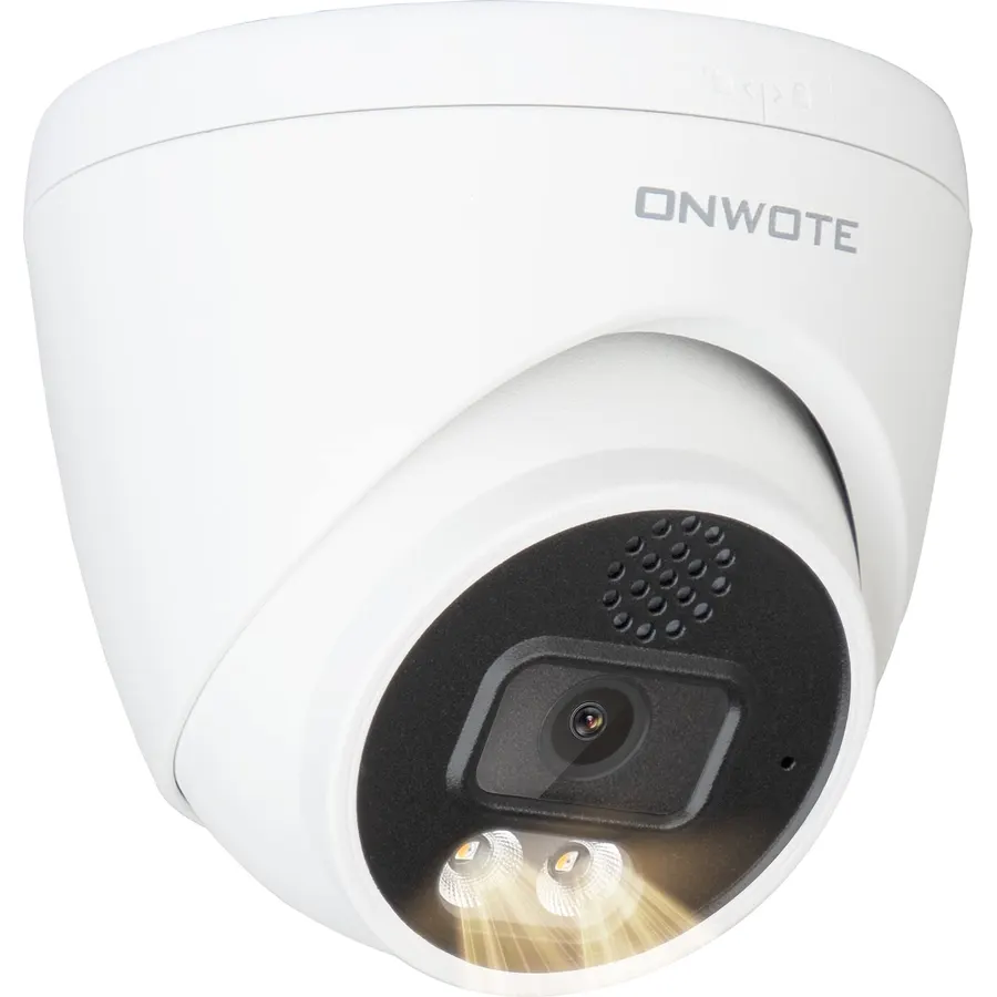 ONWOTE 4K 8MP 2 Way Talk 125° PoE IP CCTV Camera, Smart Color Night Vision