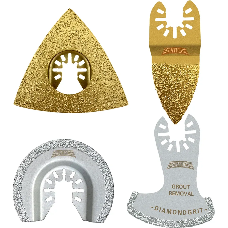 Diamond Oscillating Multi Tool Blade 3PCS, Grit Grout Removal
