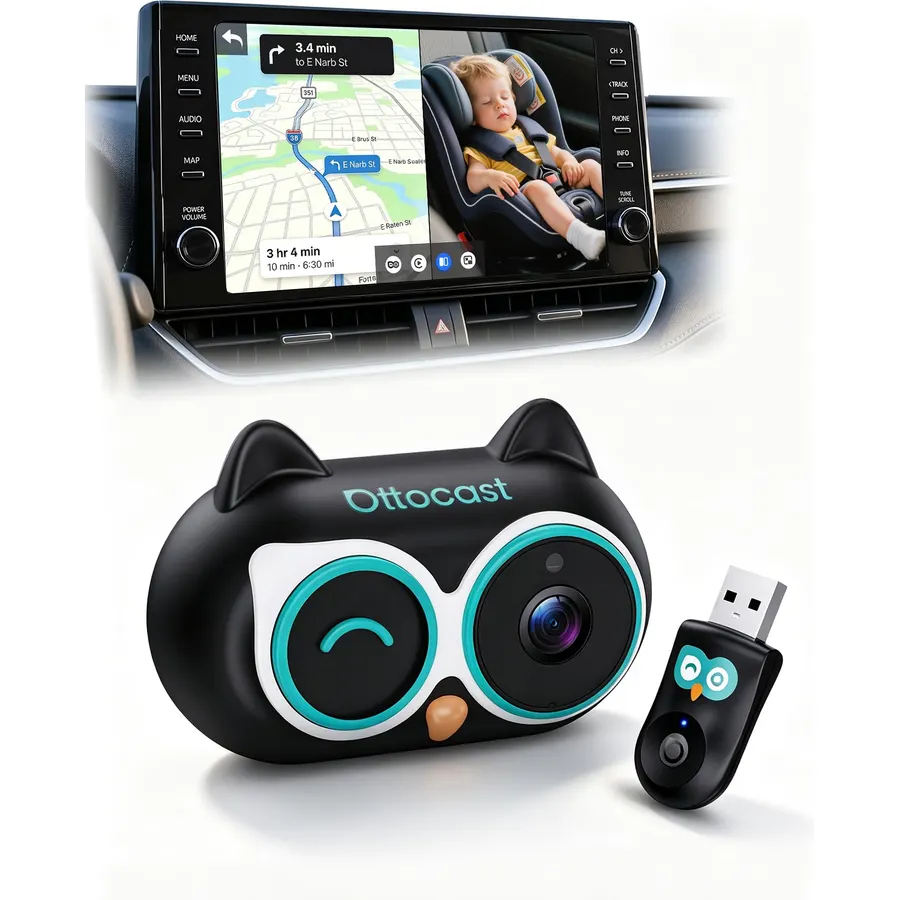 OTTOCAST Baby Car Camera,No Extra Screen Needed(No Android Support)