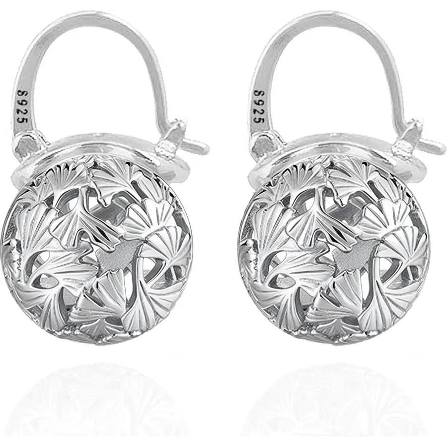 OwMell Elegant 925 Sterling Silver Pearl Drop Dangle Earrings for Women