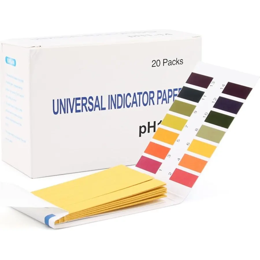 pH Test Strips 0-14 Full Range 80pcs Quick Result