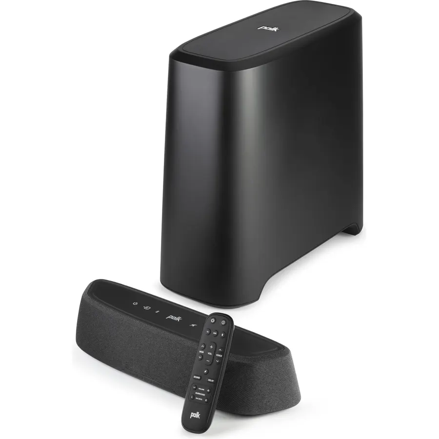 Polk Audio MagniFi Mini AX Ultra-Compact Sound Bar with Wireless Sub, Black