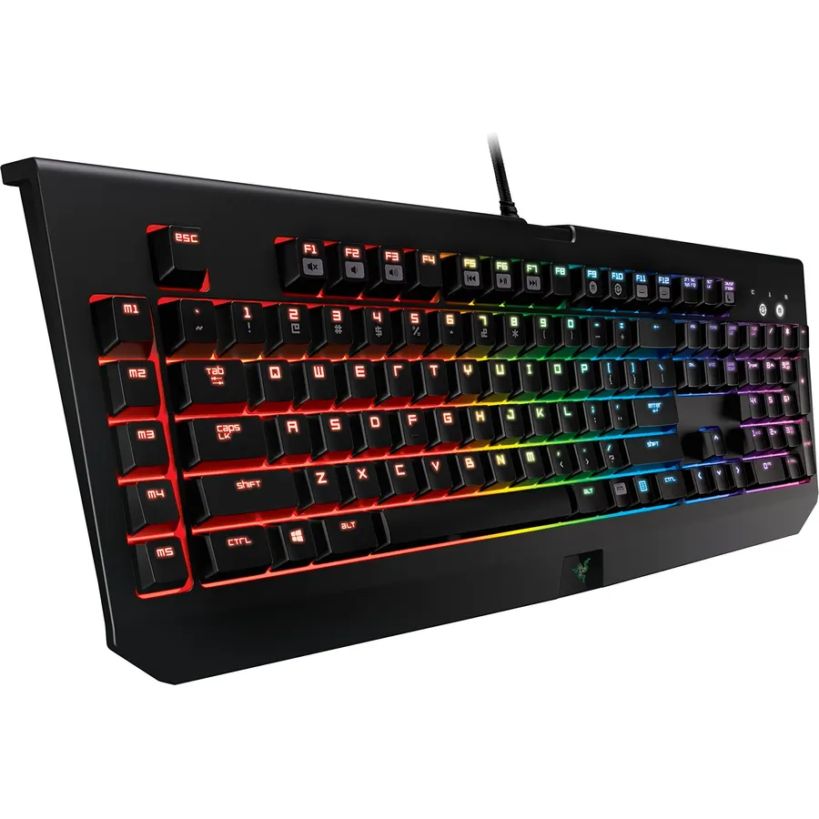Razer BlackWidow V3 Mechanical Gaming Keyboard + Goliathus Extended Chroma Gaming Mousepad Bundle: Green Mechanical Switches - Tactile & Clicky - Quartz