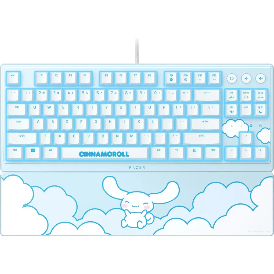 Razer Ornata V3 TKL Gaming Keyboard, Low-Profile Keys, Cinnamoroll Edition
