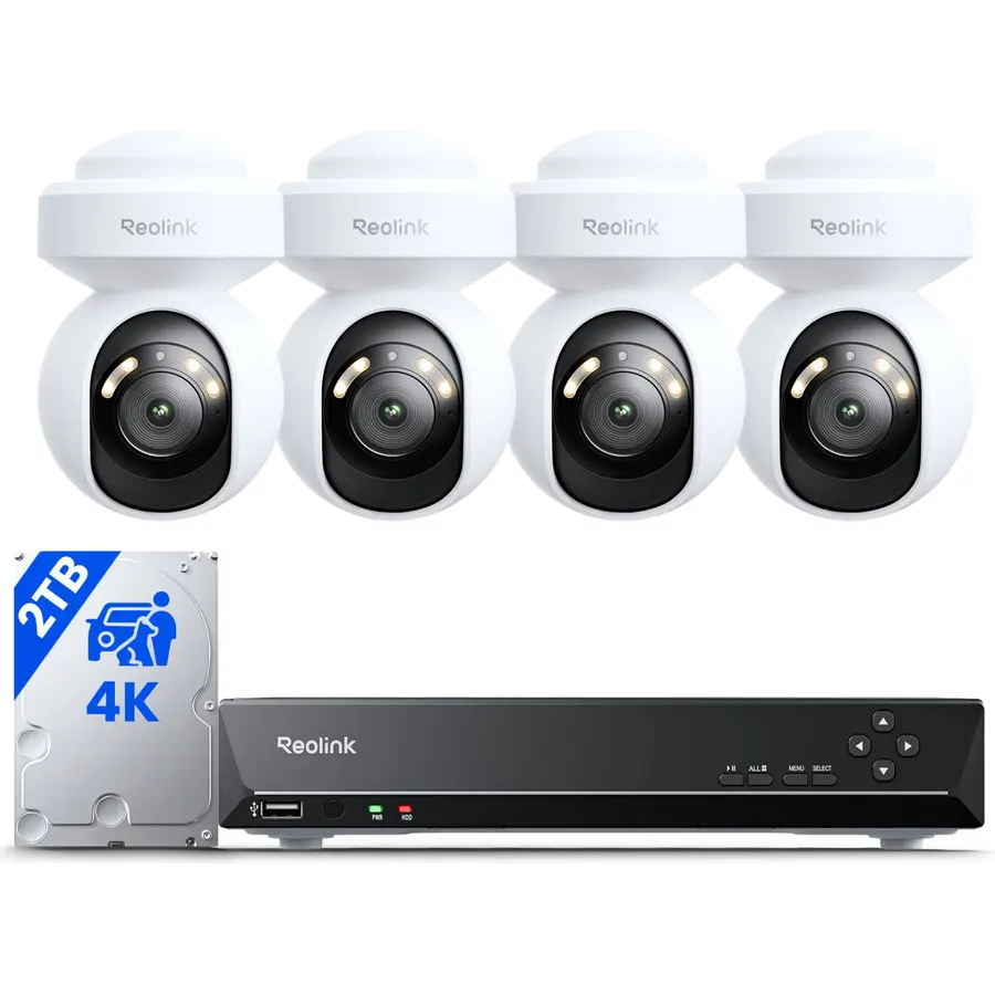 REOLINK 8CH 4K Security Camera System with PT Auto-Tracking RLK8-800PT4