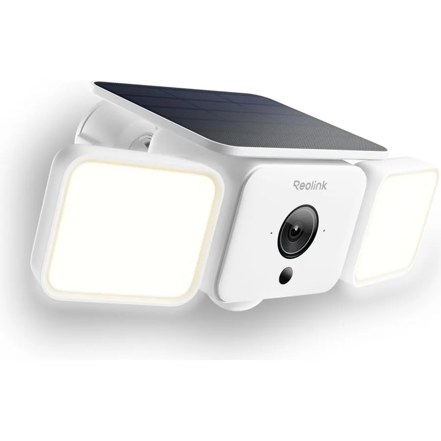 REOLINK Solar Floodlight Security Cameras Wireless Outdoor, Up to 1000lm