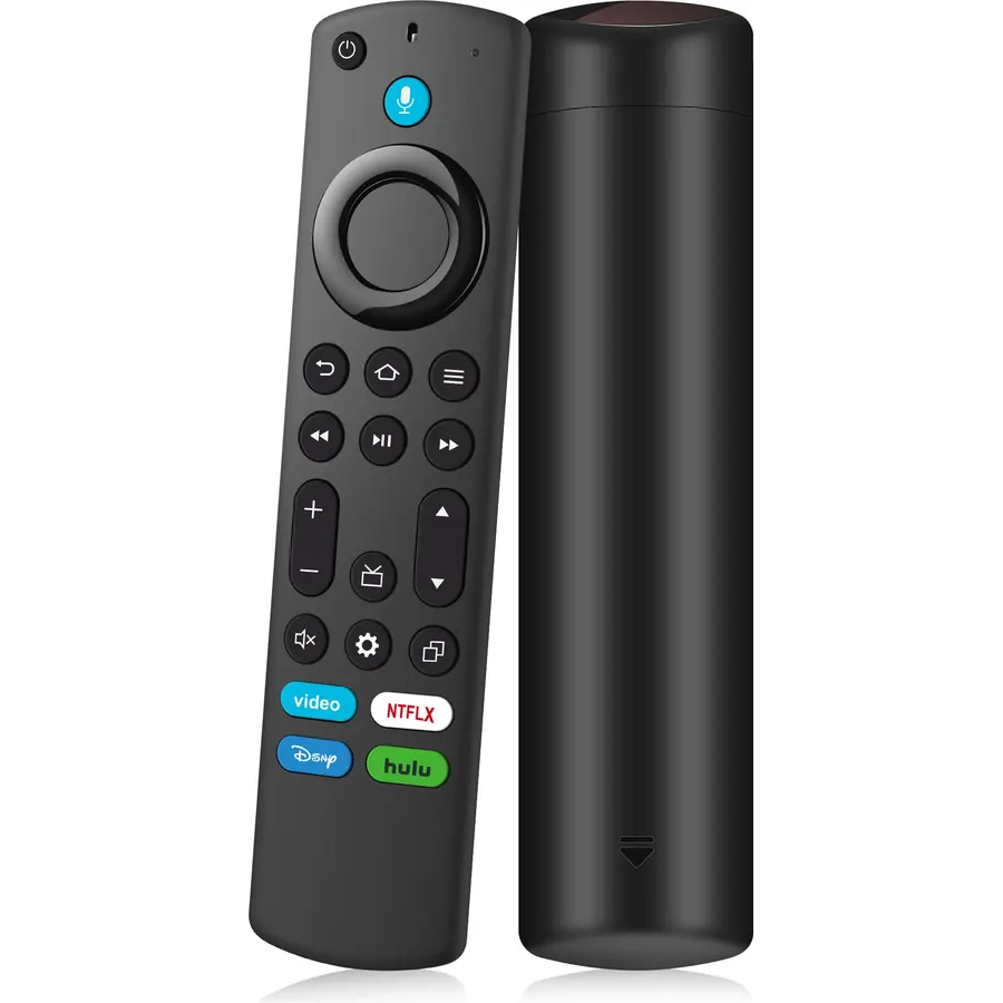 Replacement Voice Remote Fit for All Stick-Smart TV Remote, Fit for TV Cube/Stick 4K Max/Stick 4K(1st/2nd Gen), Stick (2nd/3rd Gen)/Lite/HD, Omni Series, Toshiba/Pioneer/TCL Smart TVs