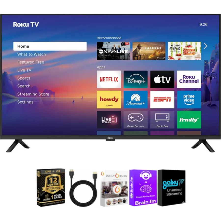 Roku 24-Inch Select Series Smart TV 2026-720p HD TV - RokuTV
