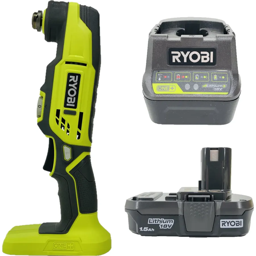 Ryobi 18-Volt Cordless P343 Multi-Tool Kit with Battery and Charger (NO Retail Packaging, Bulk Packaged)