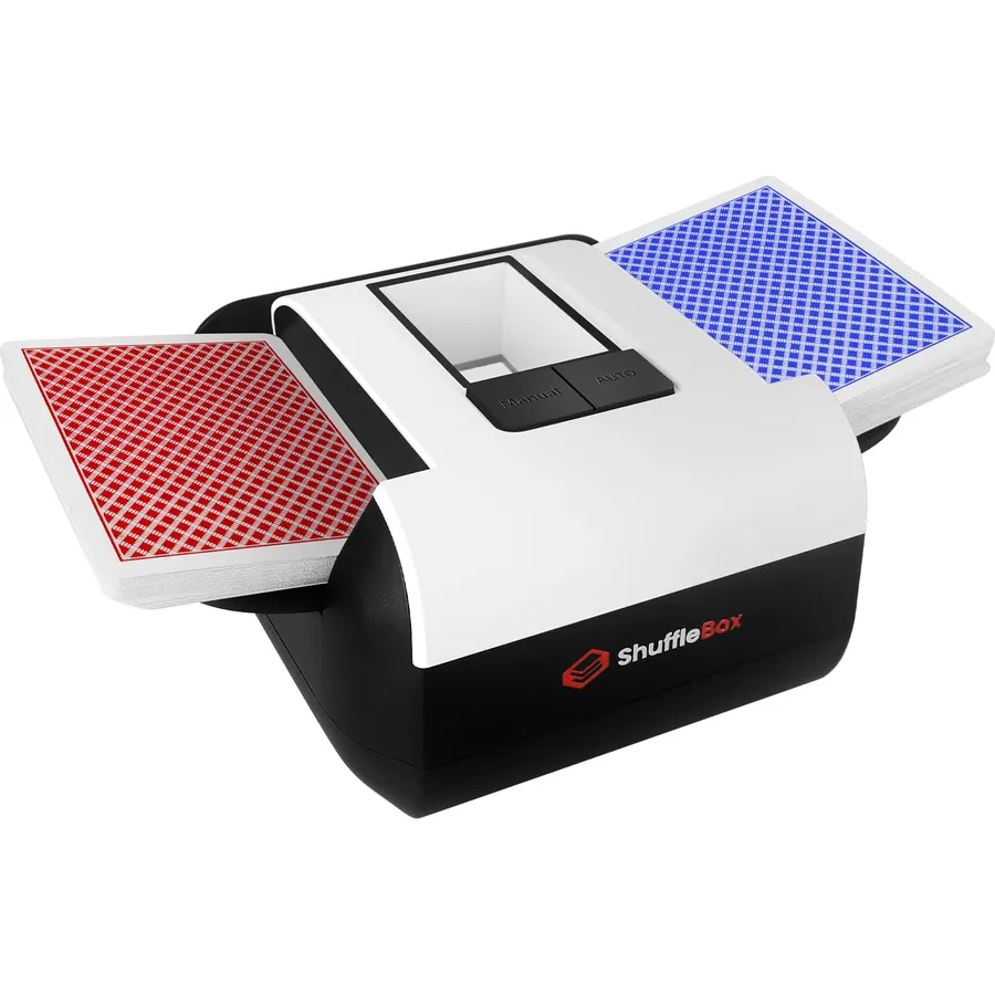 S1 Automatic Card Shuffler with 2000mAh Rechargeable Battery, 1 or 2 Deck