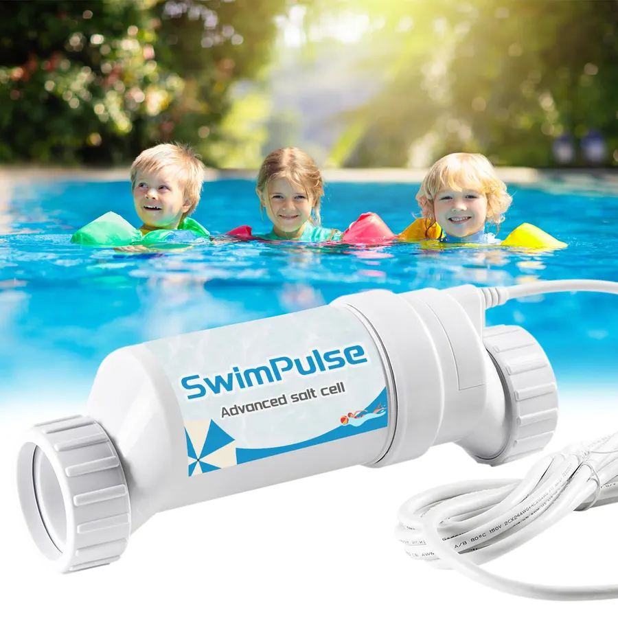 Salt Cell Plate Up to 15,000 Gallons Swimming Pool Salt Chlorine Generator, Salt Cell for In-Ground Pool Fits for Hayward W3T-CELL-15 BLW1T15H