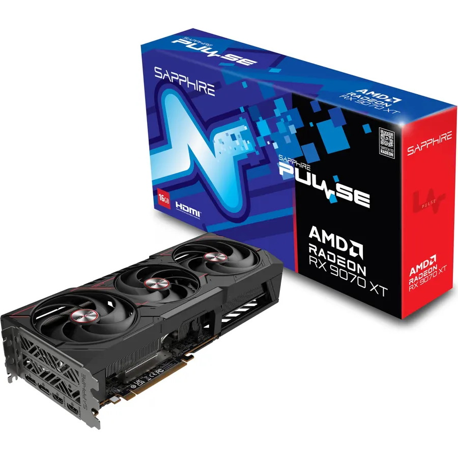 Sapphire 11348-01-20G Nitro+ AMD Radeon™ RX 9070 XT Gaming OC Graphics Card with 16GB GDDR6, AMD RDNA 4