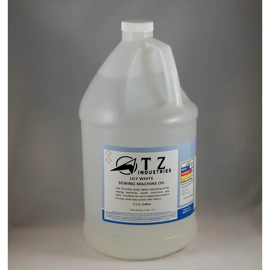 Sewing Machine Oil ~ Lily White (Gallon)