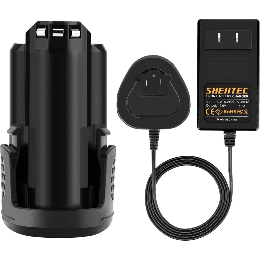 Shentec 3.0Ah 12V Battery kit Compatible with Dremel 8200 8220 8300