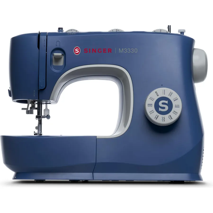 SINGER® M3330 Navy Blue Sewing Machine with Accessories, beginner-friendly
