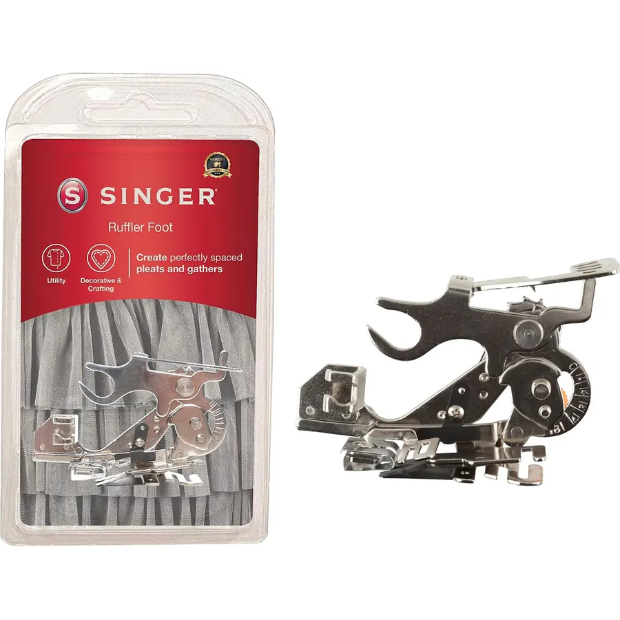 SINGER® Ruffler Attachment Foot for Pleats & Gathers, Low-Shank Machines