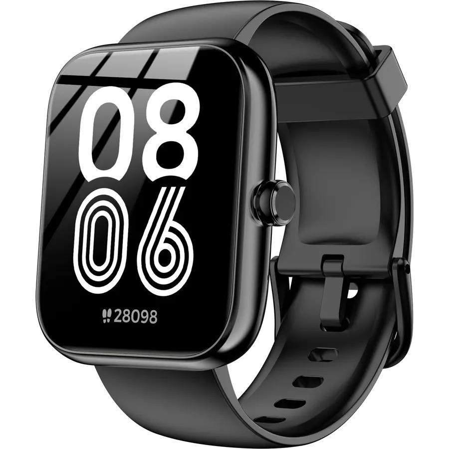 Smart Watch with Alexa Built-in, 1.83" HD Touchscreen 2026 Fitness Tracker with Bluetooth Fitness Watch Heart Rate/Sleep Monitor, 120+ Sport Modes, IP68 Waterproof, Smartwatch for Android iOS (Black)