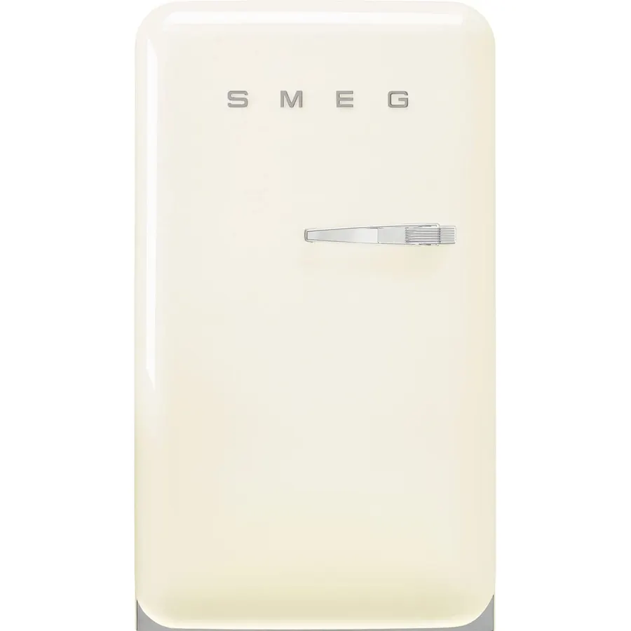 Smeg FAB10 50's Retro Style Aesthetic Refrigerator with 4.48 Cu Total Capacity, 2 Glass Shelves, LED Internal Light, 22-Inches, Pastel Blue Right Hand Hinge