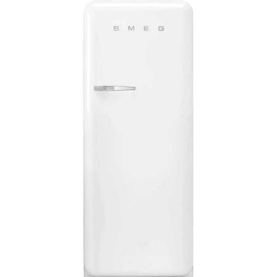 Smeg FAB28 50's Retro Style Aesthetic Top Freezer Refrigerator with 9.93 Cu Total Capacity, Multiflow Cooling System, Adjustable Glass Shelves 24-Inches, Union Jack Left Hand Hinge Made In Italy