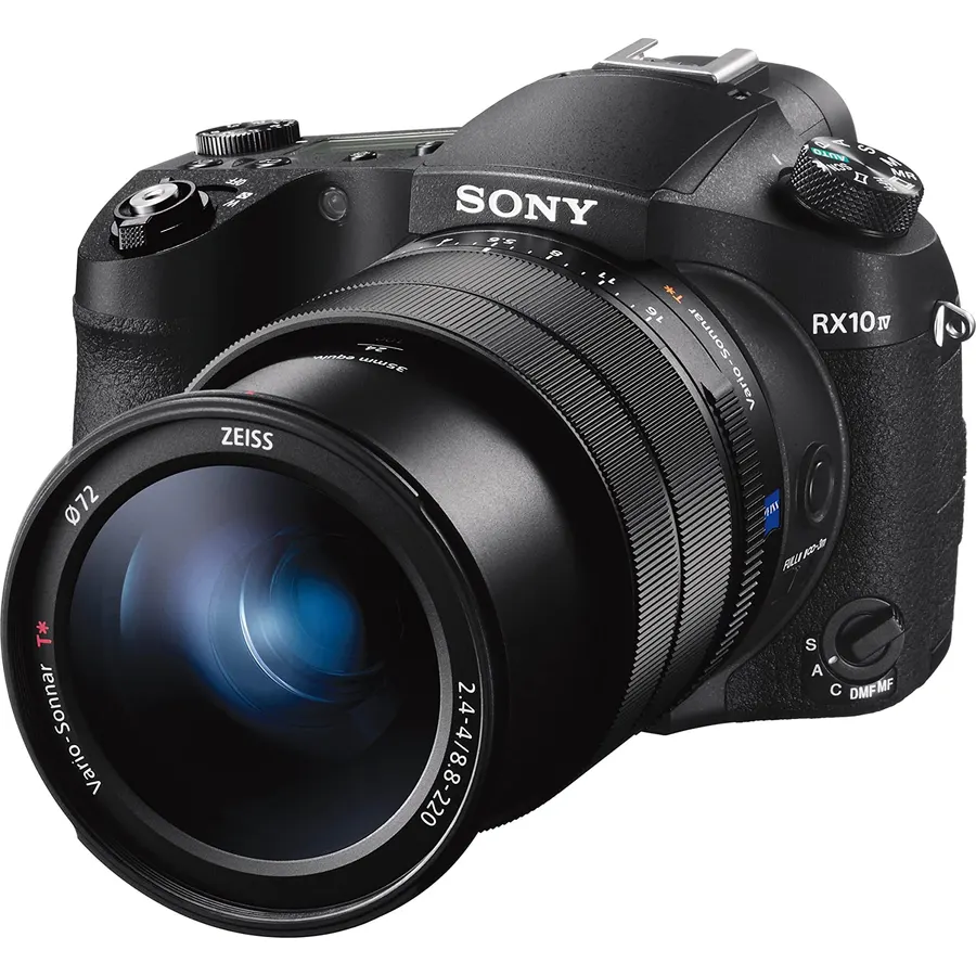 Sony Cyber‑Shot RX10 IV with 0.03 Second Auto-Focus & 25x Optical Zoom (DSC-RX10M4), Black, 2.32