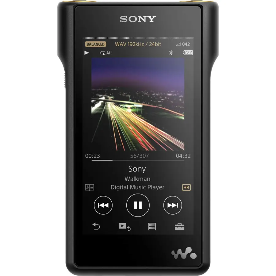 Sony NW-WM1A 128GB Premium Walkman - Digital Music Player with Hi-Res Audio, Black
