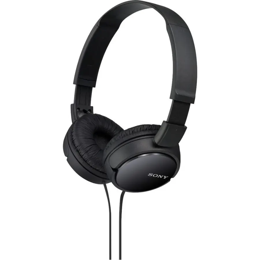 Sony MDR-ZX310AP ZX Series Wired On Ear Headphones with mic, Black