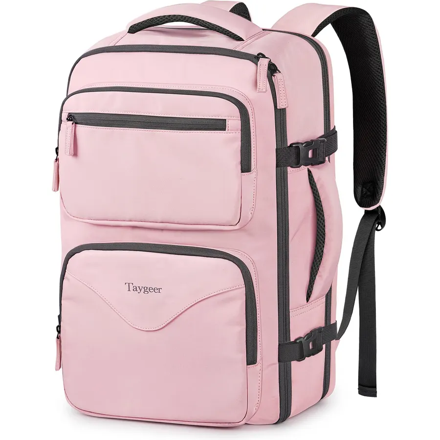 Taygeer Travel Backpack for Women, Travel Personal Item Bag with Shoe Pouch