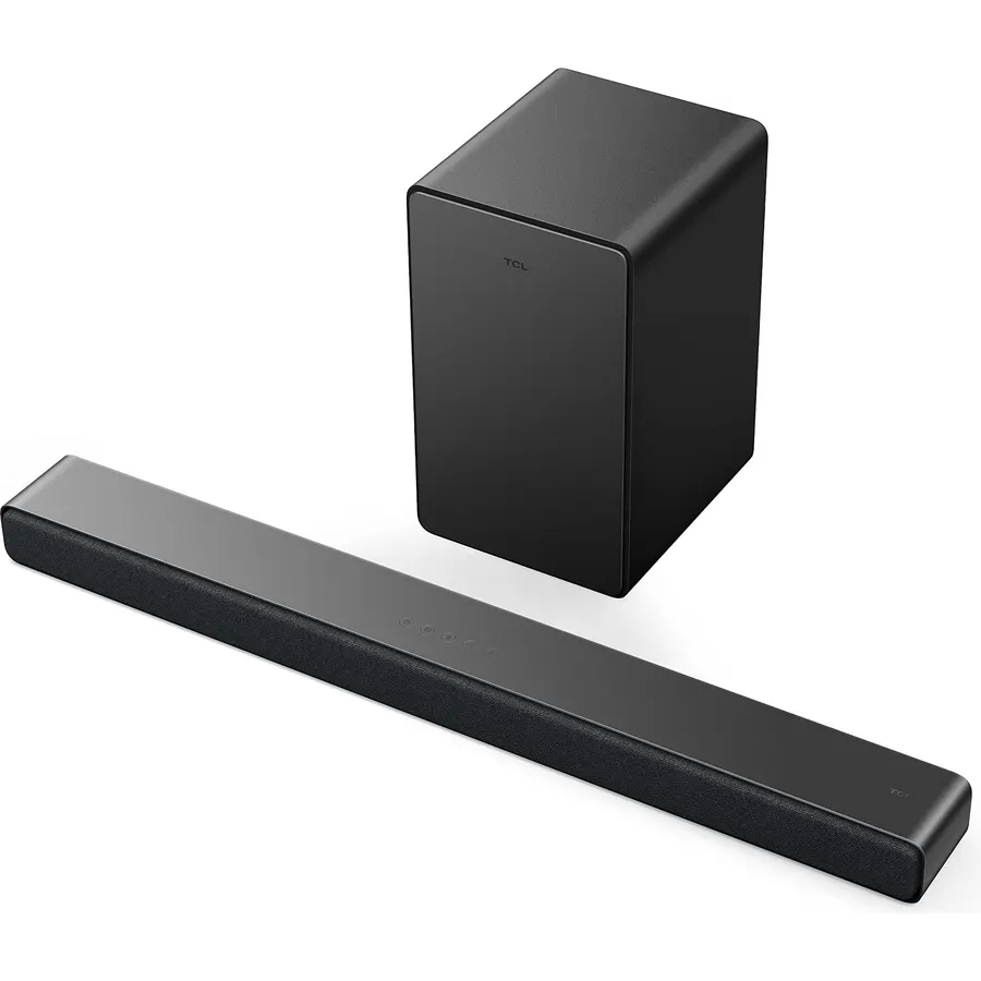 TCL 5.1ch Sound Bar with Wireless Subwoofer (Q6510, 2023 - Model), Dolby Audio, DTS Virtual:X, 430W, Built-in Center Channel Speaker, 2 Rear Surround Sound Speakers, Wall Mount / HDMI cable included