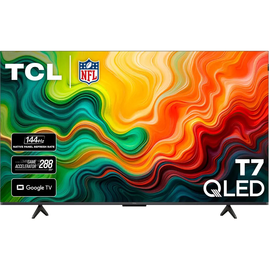 TCL 55-Inch T7 4K QLED Google TV with 144Hz Gaming (55T7)