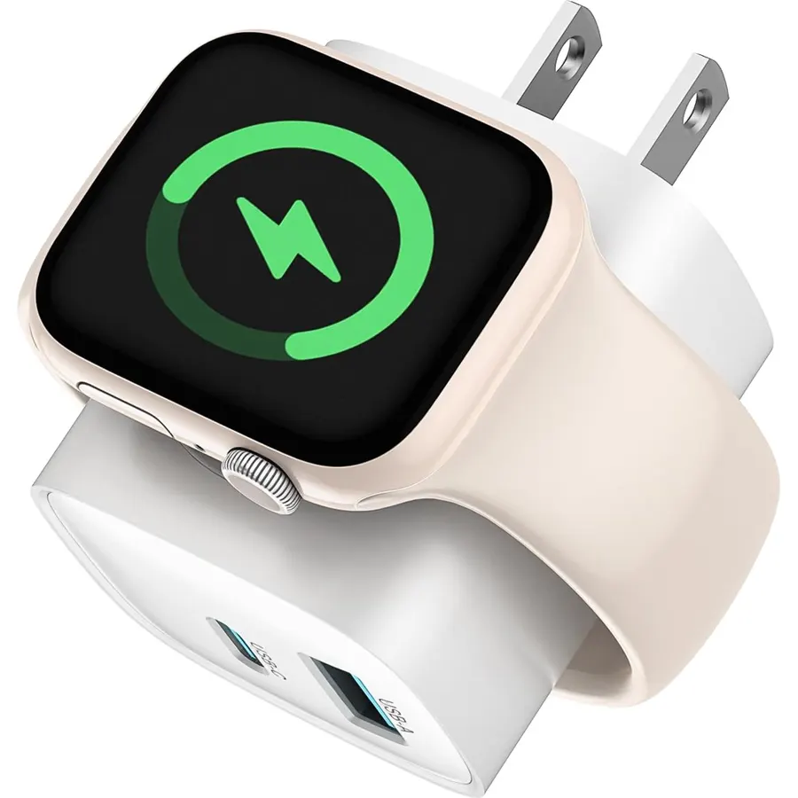 TESSAN Charging Blocks for Apple Watch Charger, USB C Charger Block 3-in-1