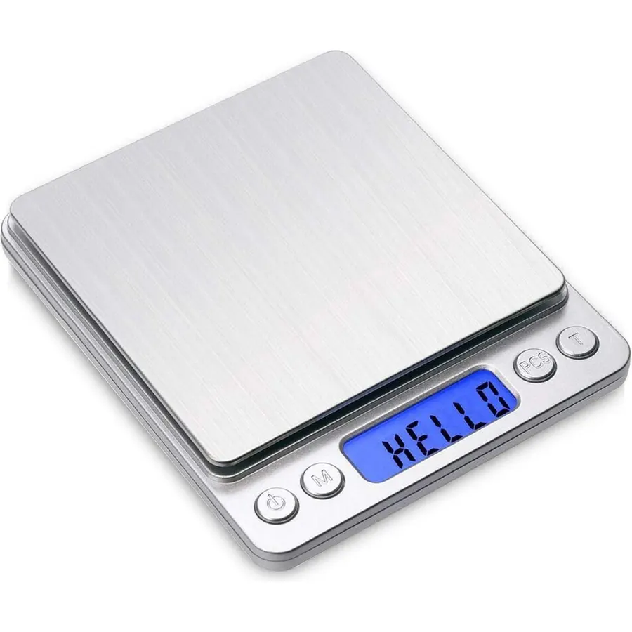 Vitafit 500g Digital Gram Scale in 0.01g, High Accuracy Assured by Built-in Level Bubble, Scale Professional Since 2001, Pocket Scale for Multi-Function: Kitchen, Food, Jewelry, Lab, Coffee, Blue