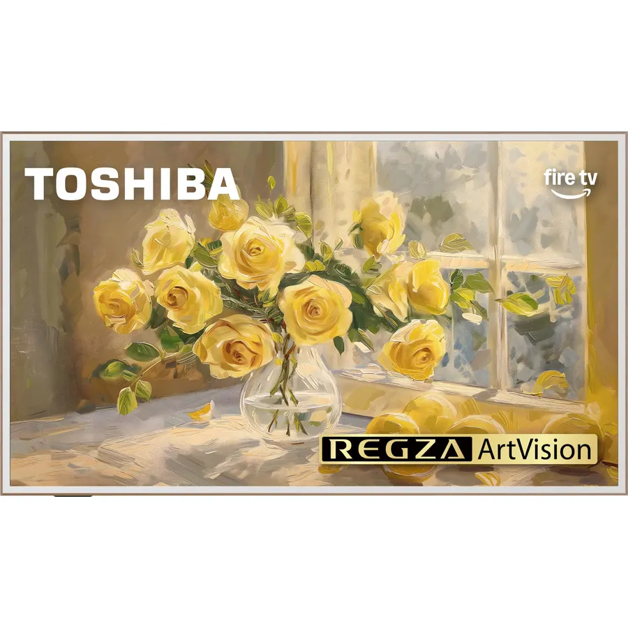 Toshiba 65" G700 Series ArtVision 4K UHD Smart Fire TV (65G700SU, 2026 New) - QLED, Native 165Hz, Art Gallery Mode, Anti-Glare Screen, REGZA Engine ZRi, DTS Virtual:X, Included Art Frame