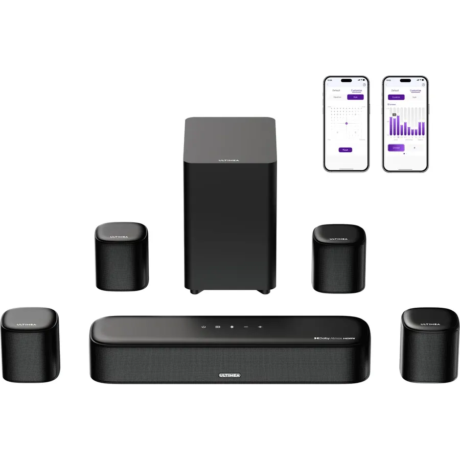 ULTIMEA 7.1ch Surround Sound System for TV with Dolby Atmos, Aura A60 Pro