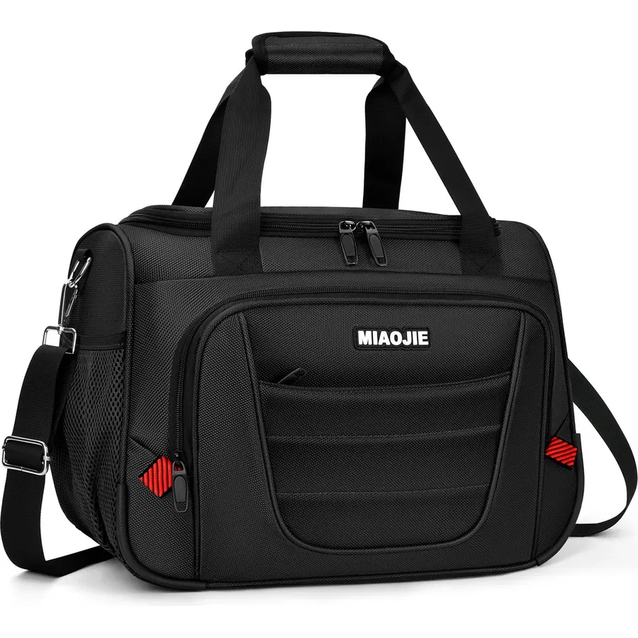 Underseat Carry On Luggage Bag Airplanes Personal Item Bag - 16 IN Black