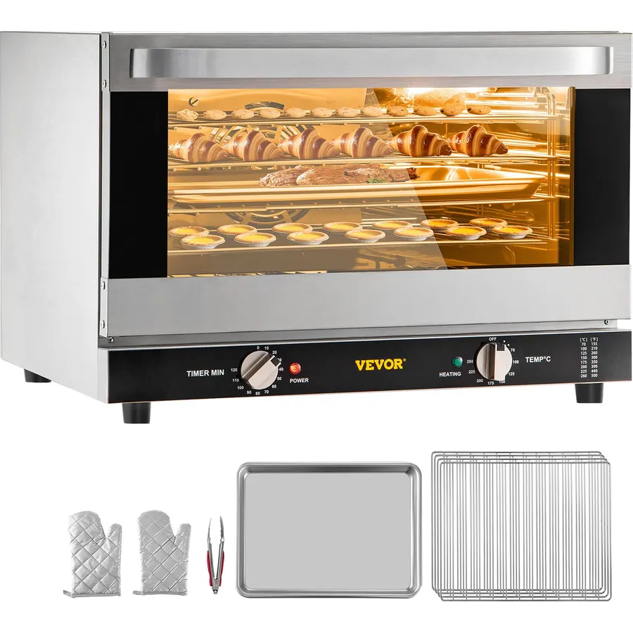 Kratos Commercial Countertop Oven | Half-Size Electric Convection Oven