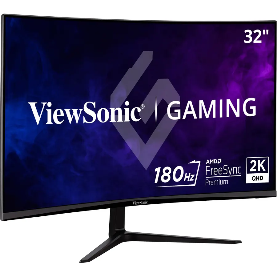 ViewSonic VX3228C-2K 32 Inch 1440p Curved Gaming Monitor, 180Hz, 1ms