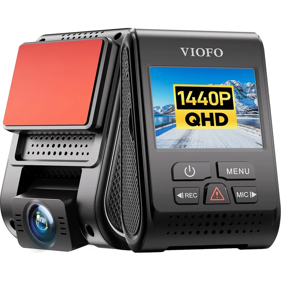 VIOFO A119 V3 Dash Cam, 2K Front Recording, GPS, True HDR Car Dashcam