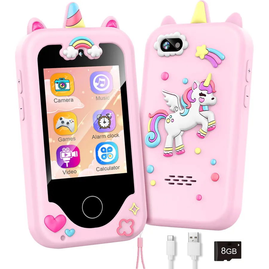 WEOLULI Kids Smart Phone Toy for Toddler Girls Boys Ages 3-10