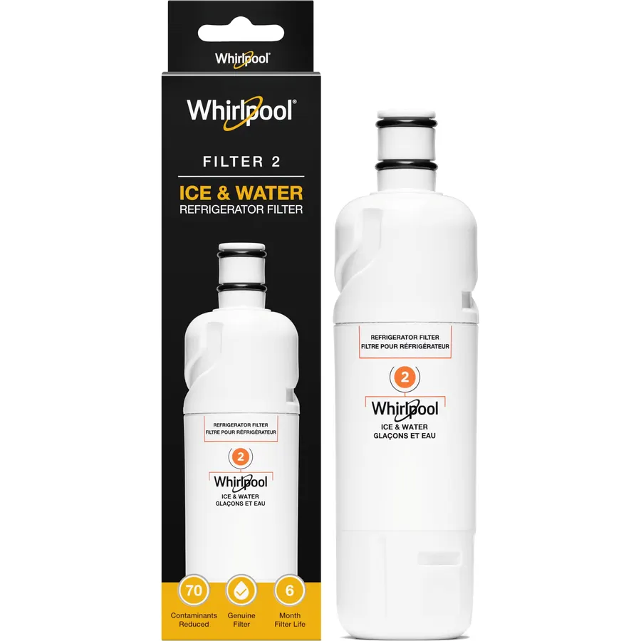 Whirlpool Refrigerator Ice & Water Filter 2, WHR2RXD1, 1-Pack