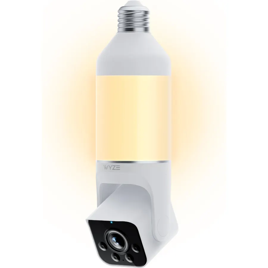 WYZE Bulb Cam - 2K HD Smart Light Bulb Security Camera 2 Pack