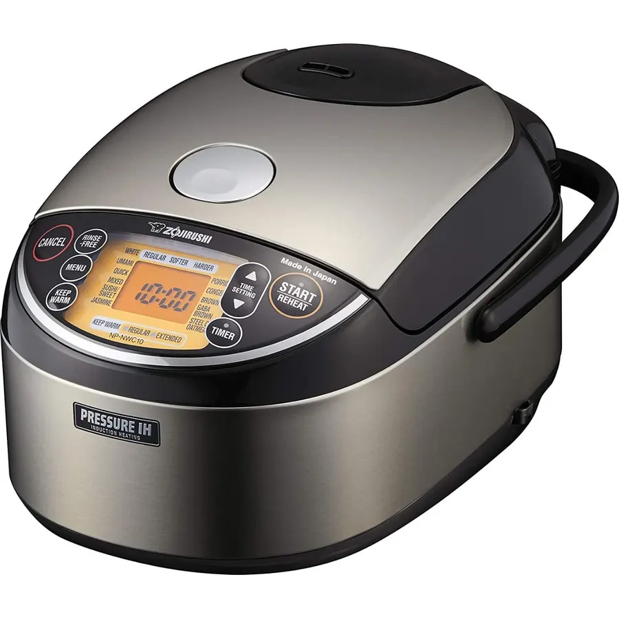 Zojirushi Np NWC10XB Pressure Ih Rice Cooker 5.5 Cup (Black)